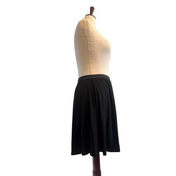 ASOS Black stretchy skater style skirt sz 14 - Picture 3 of 6